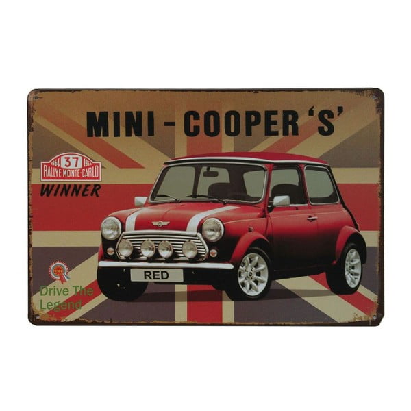 Tablica Mini Cooper, 20x30 cm