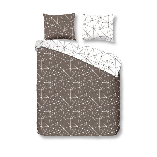 Pościel Mesh Taupe, 200x200 cm