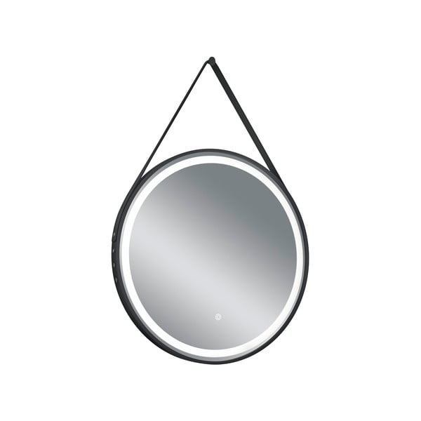 Lustro ścienne z oświetleniem ø 60 cm Fine – Mirrors and More-image-2