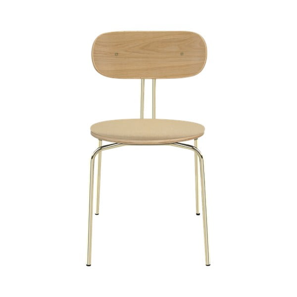 Krzesło w kolorze beżowo-złotym Curious – UMAGE-image-2