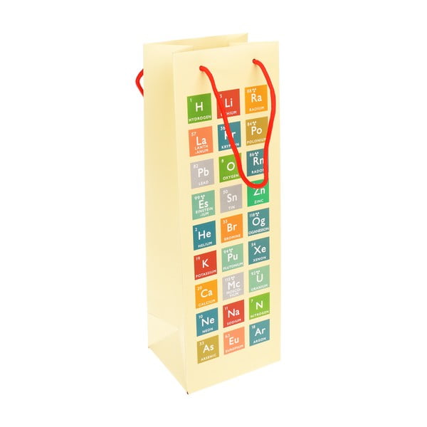 Torba prezentowa na butelkę 12x36 cm Periodic Table – Rex London