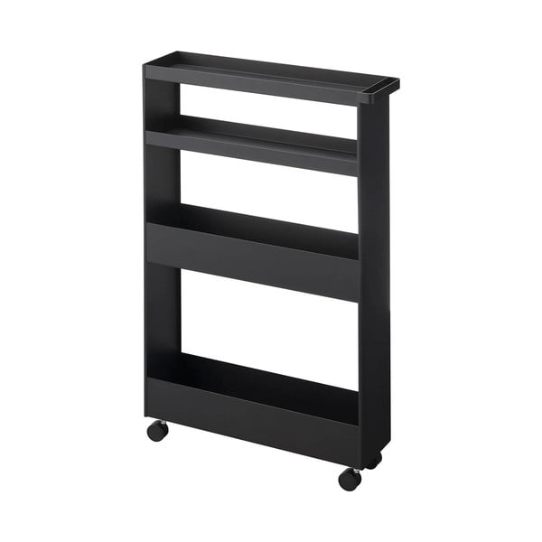 Stalowy regał łazienkowy w kolorze matowej czerni 48x80,5 cm Tower – YAMAZAKI