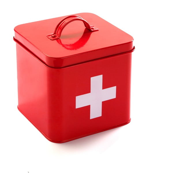 Czerwona apteczka metalowa Versa First Aid Kit