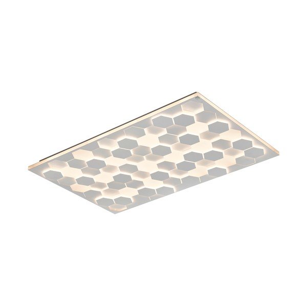 Biała lampa sufitowa LED ze sterowaniem głosowym/mobilną aplikacją i metalowym kloszem 70x115 cm Cifavo – CINQUE-image-4