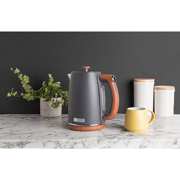 Ciemnoszary czajnik elektryczny 1,7 l Dorchester – Haden-image-1