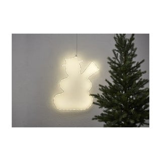 Wisząca dekoracja świetlna LED Star Trading Lumiwall Snowman, wys. 50 cm