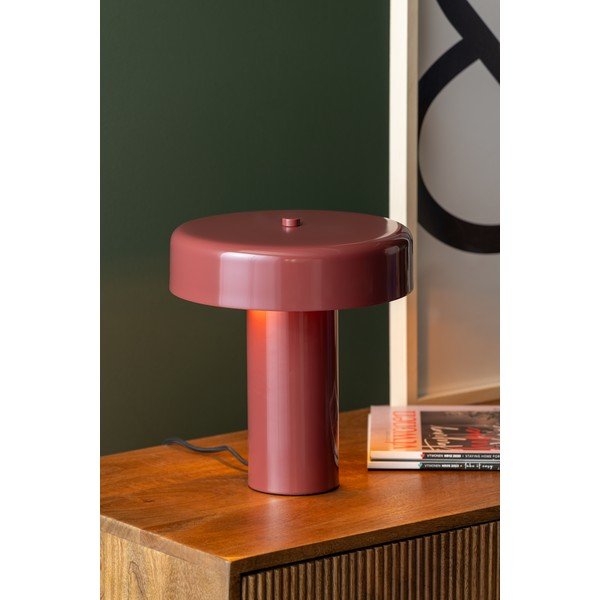 Bordowa metalowa lampa stołowa (wysokość 26 cm) Riqueza Palo – Leitmotiv-image-1