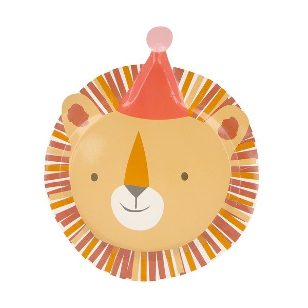 Papierowe jednorazowe tacki zestaw 8 szt. Animal Parade – Meri Meri-image-3