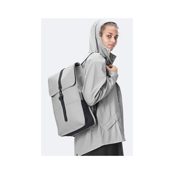 Szary plecak o wysokiej wodoodporności Rains Backpack-image-1