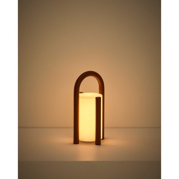 Lampa zewnętrzna przenośna LED na USB ø 14 cm Leros – Kave Home-image-1