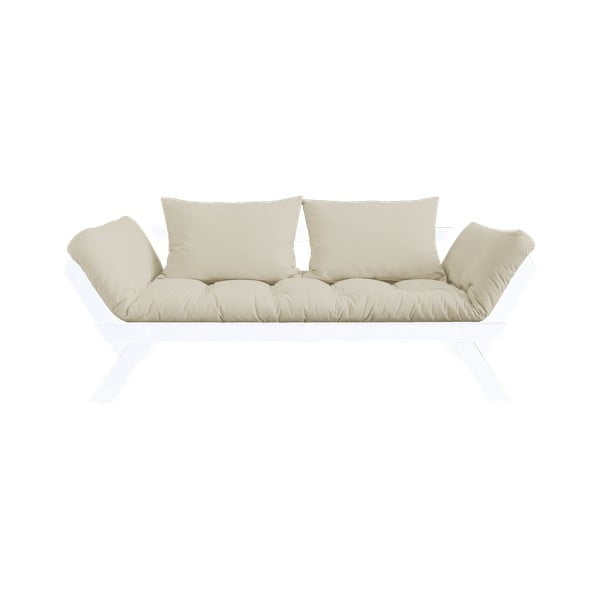 Sofa rozkładana Karup Design Bebop White/Beige