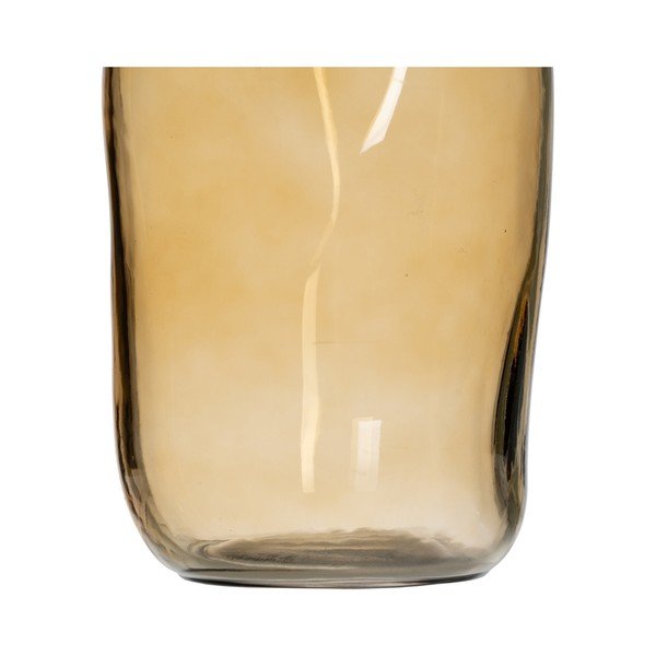Szklany wazon w kolorze ochry (wysokość 35 cm) Amber – Ixia-image-3