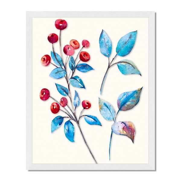 Obraz w ramie Liv Corday Scandi Field Flowers, 40x50 cm