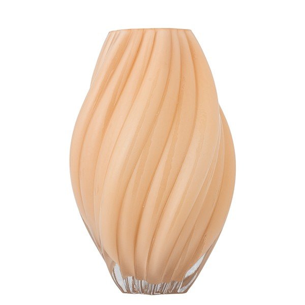 Pomarańczowy szklany wazon (wysokość 30 cm) Kanji – Bloomingville-image-4