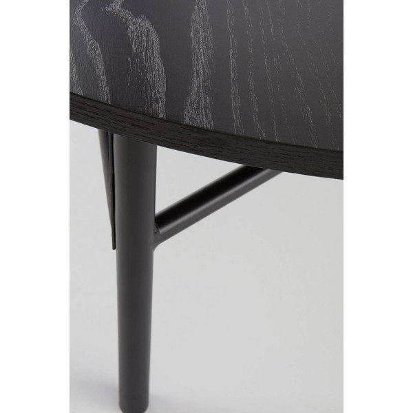 Czarny metalowy okrągły stolik ø 100 cm Valley – Jotex-image-4