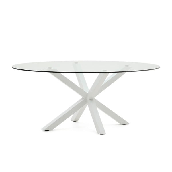 Stół ze szklanym blatem 100x200 cm Argo – Kave Home