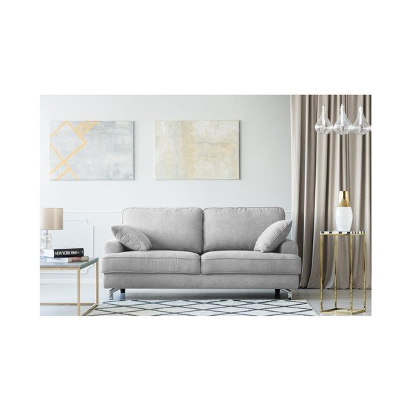 Szarobiała sofa trzyosobowa Kooko Home Rumba-image-1