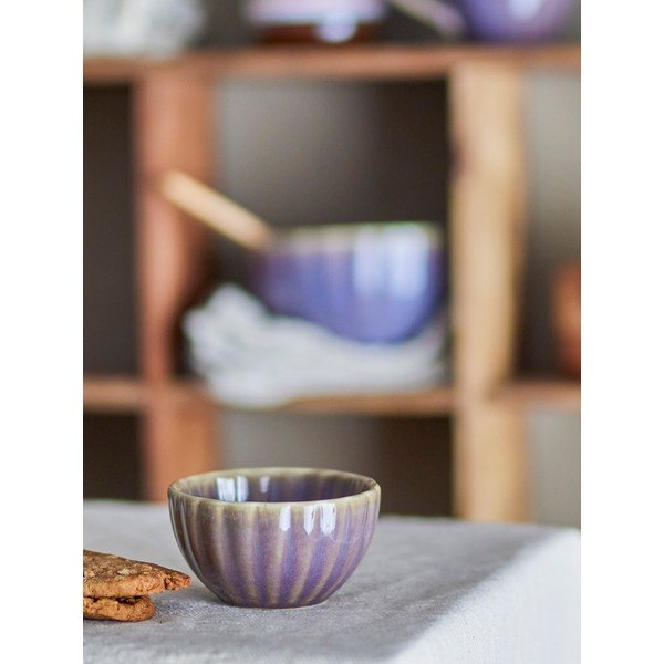 Ciemnofioletowa kamionkowa miska 165 ml Latina – Bloomingville-image-1