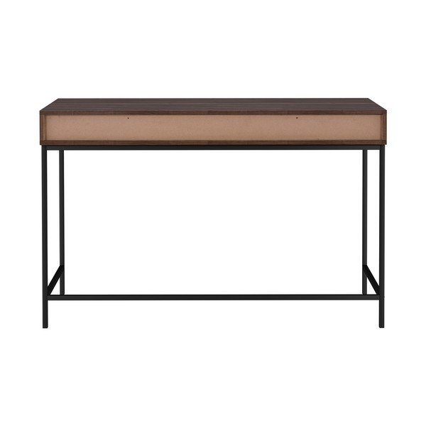 Biurko z blatem w dekorze orzecha 50x120 cm Celine – Støraa-image-2