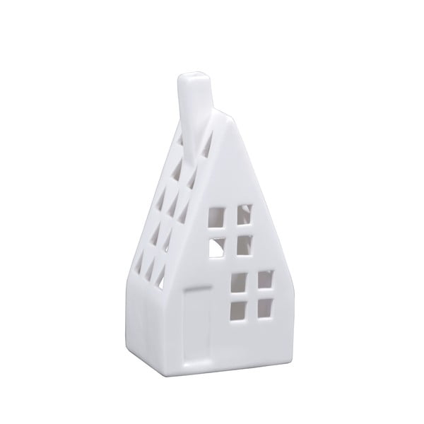 Porcelanowy świecznik w kształcie domku Ego Dekor