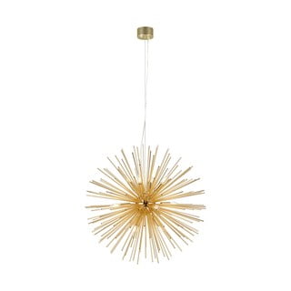 Lampa wisząca w kolorze złotym z metalowym kloszem 72x72 cm Soleil – Markslöjd