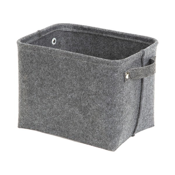 Szary filcowy koszyk Compactor Felt Basket, 29x24 cm