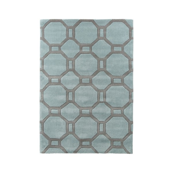 Niebiesko-szary dywan Think Rugs Tile, 150x230 cm