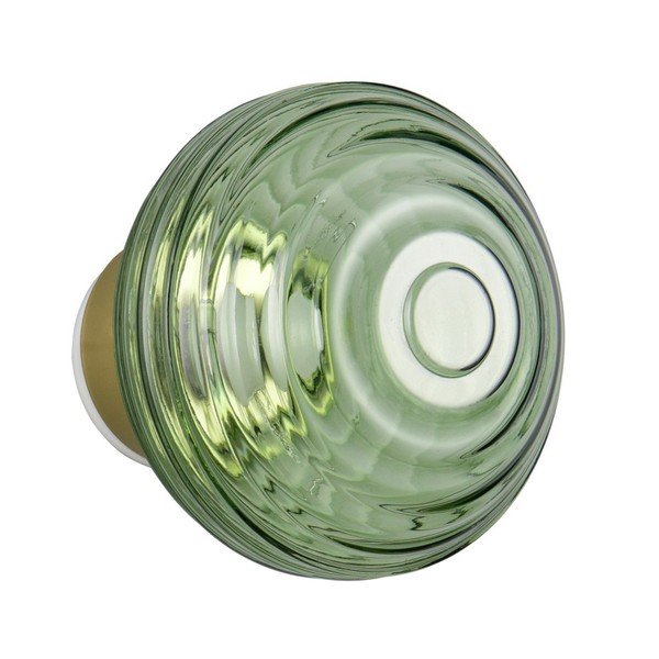 Zielony szklany kinkiet LED na USB ø 15,5 cm Earl – Reality