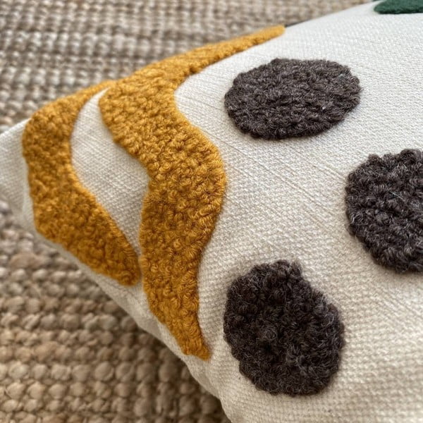 Poszewka na poduszkę z domieszką lnu Joynodes Lotus, 43x43 cm-image-3