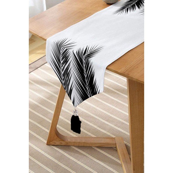 Bieżnik 45x140 cm Black Tree – Minimalist Cushion Covers-image-1