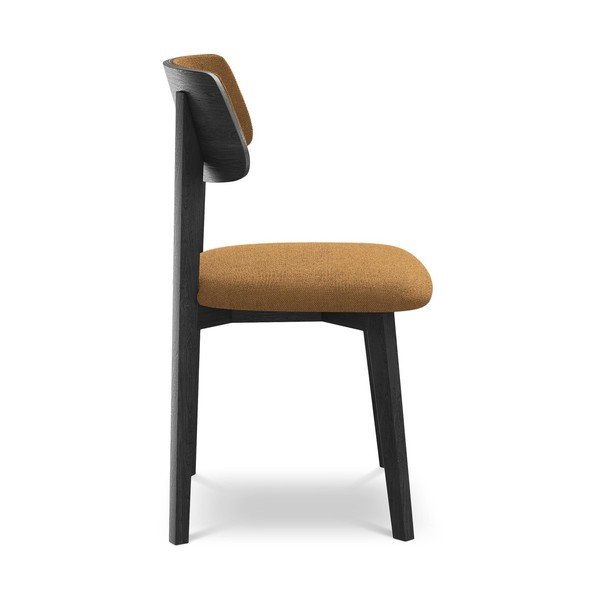 Krzesło z litego drewna w kolorze terakoty Niu – Makamii-image-2