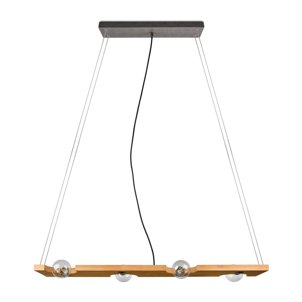 Lampa wisząca w naturalnym kolorze Tailor – Trio (zdjęcie 6)