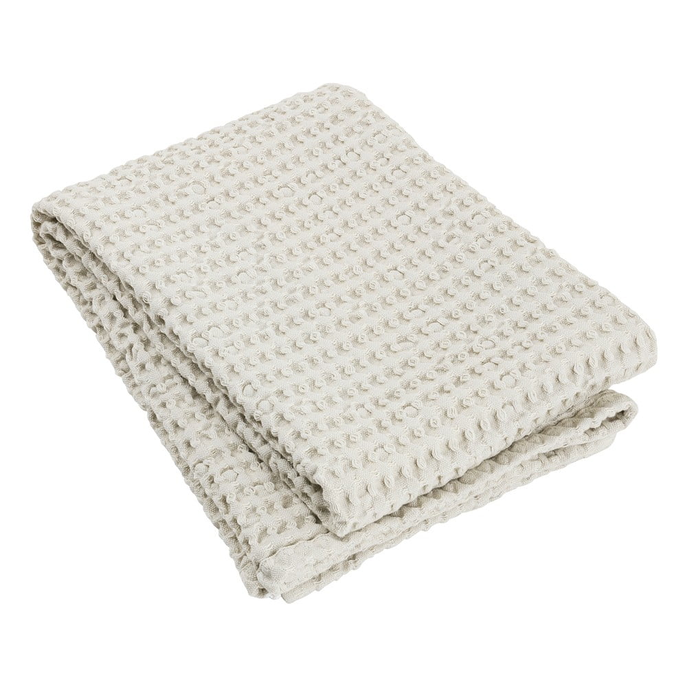 Beżowa bawełniany ręcznik kąpielowy Blomus Moonbeam, 140x70 cm