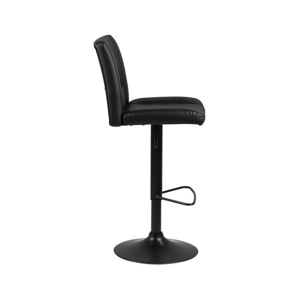 Czarny hoker z regulowaną wysokością Actona Sylvia-image-1