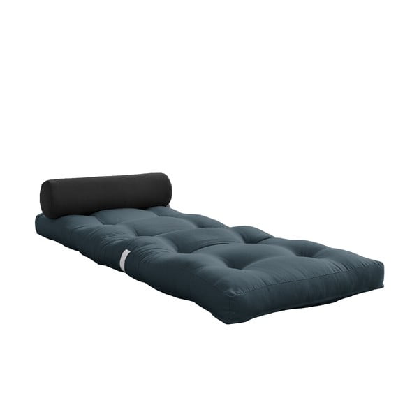 Niebieskoszary materac futon 70x200 cm Wrap Petroleum/Dark Grey – Karup Design