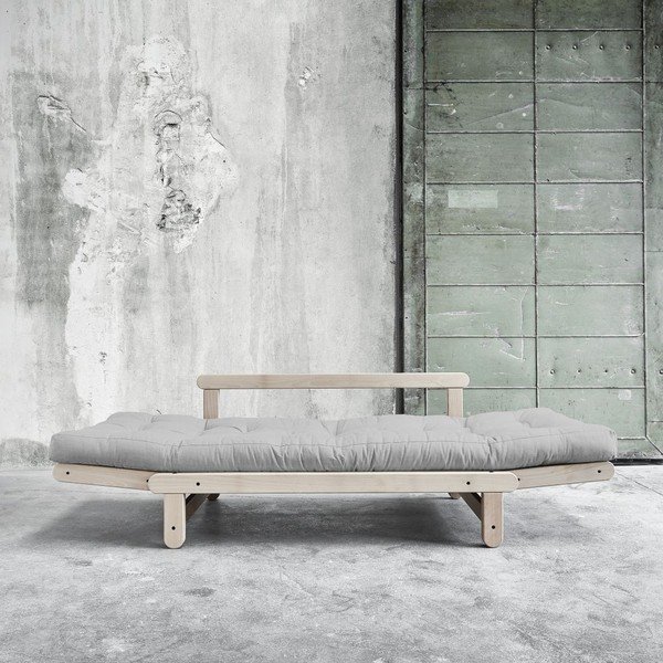 Sofa rozkładana Beat Beech/Light Grey-image-1