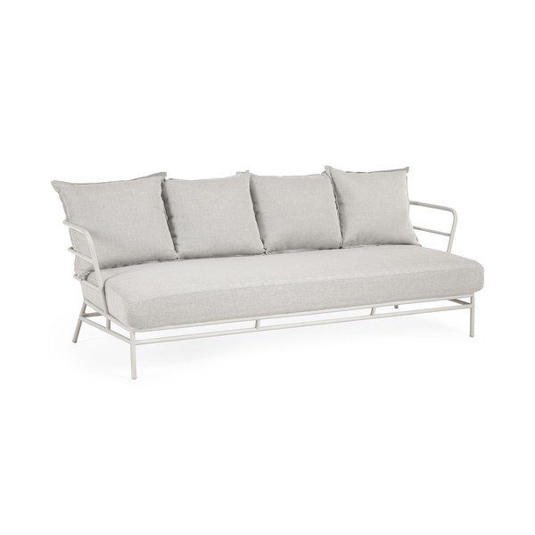 Beżowo-biała sofa ogrodowa Kave Home Mareluz-image-2