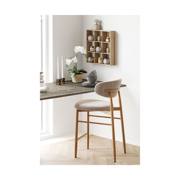 Wielopoziomowa półka z litego drewna sosnowego w naturalnym kolorze 46 cm Moss – House Nordic-image-3