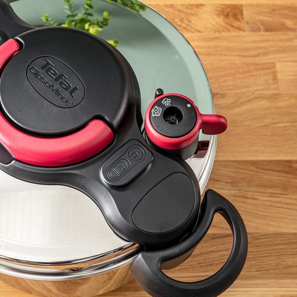 Garnek ciśnieniowy – szybkowar ze stali nierdzewnej 6 l Clipso Minut Easy P4620768 – Tefal-image-4