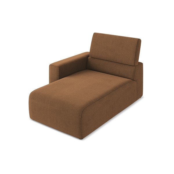 Brązowy moduł sofy (lewostronny) Kalea – Makamii-image-3