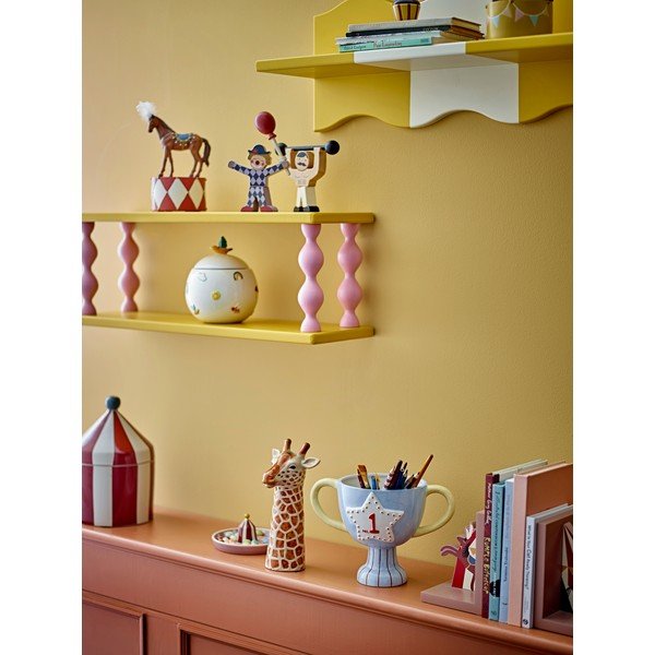 Ceramiczna ręcznie malowana osłonka na doniczkę Trophy – Bloomingville Mini-image-3