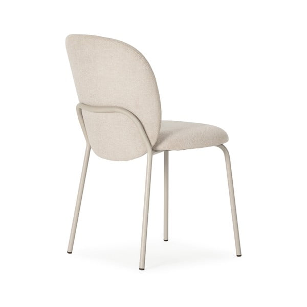 Kremowe krzesła zestaw 4 szt. Daia – Marckeric-image-4