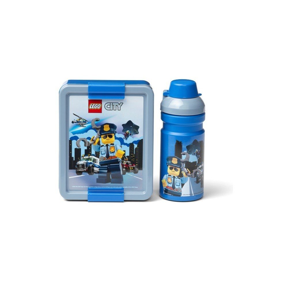 Zestaw butelki na wodę i pojemnika na lunch LEGO® City