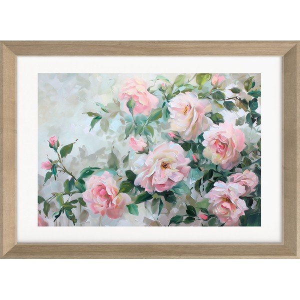 Obraz drukowany z ramą w zestawie 75x56 cm Blooming Roses – Styler