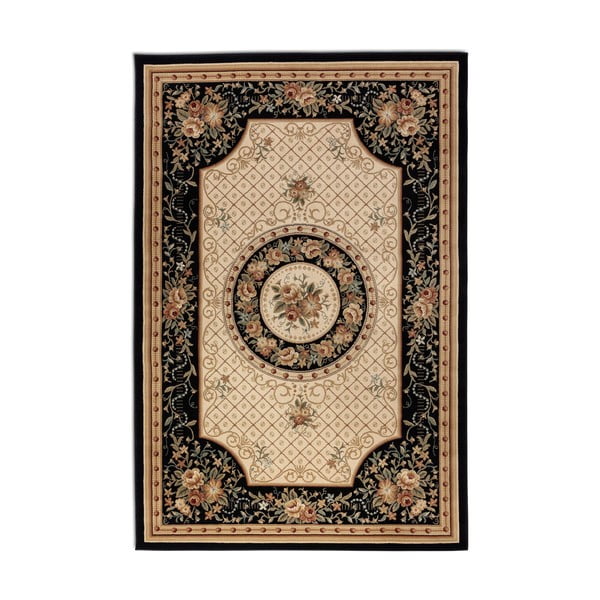 Czarno-beżowy dywan 160x235 cm Herat – Nouristan