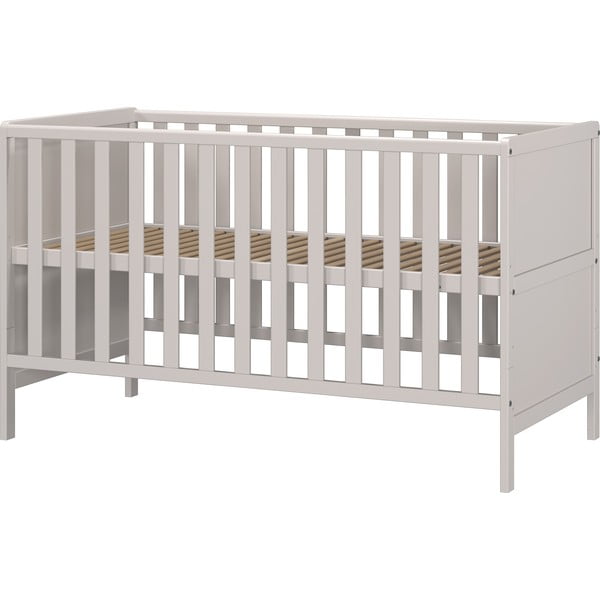 Kremowe łóżeczko z litego drewna 70x140 cm Alkmaar – Germania-image-3