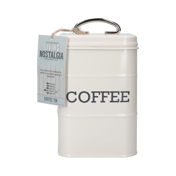 Stalowy pojemnik na żywność na kawę Living Nostalgia – Kitchen Craft-image-4