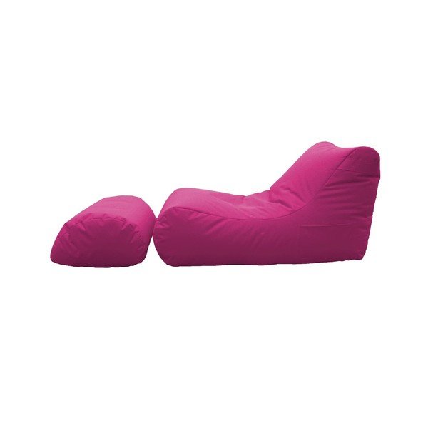 Fotel z podnóżkiem Sofia Pink-image-1
