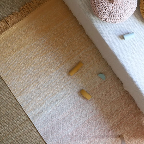 Pomarańczowo-różowy dywan odpowiedni do prania 100x150 cm Kirthy – Nattiot-image-4