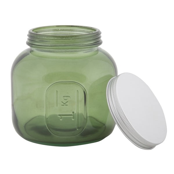 Zielony pojemnik ze szkła z recyklingu Mauro Ferretti Coperchio, ⌀ 13 cm-image-4